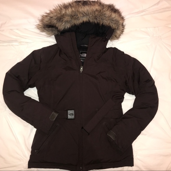 womens north face parka with fur hood